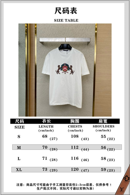 체인2호/루이비통 남성 자수 프린트 반팔
