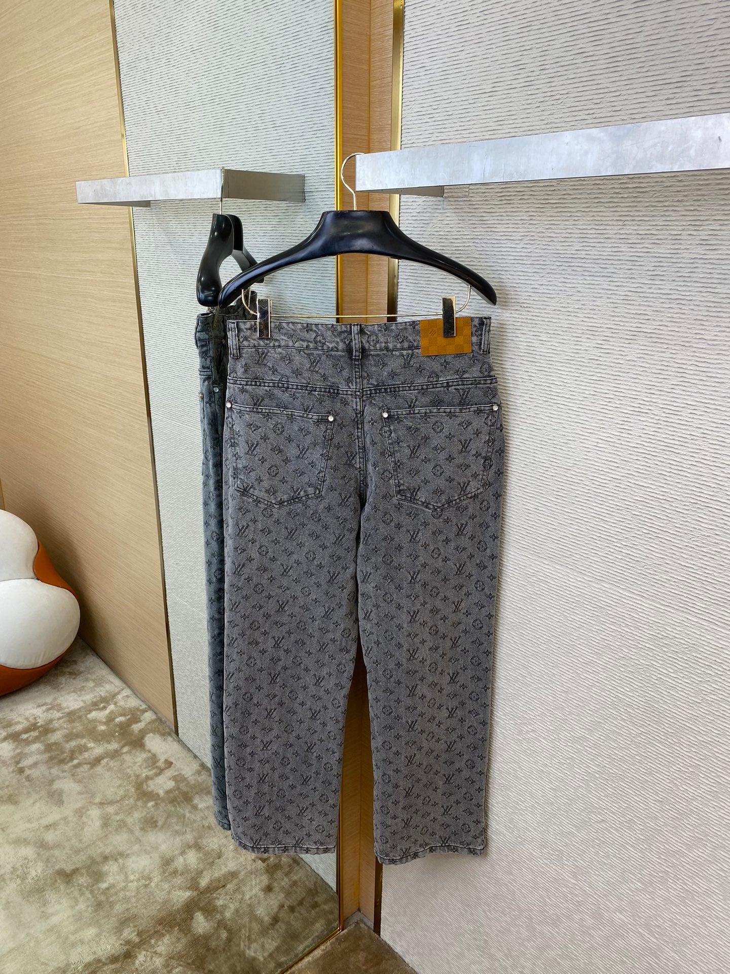체인2호/루이비통 남성 데님 코트 청바지
