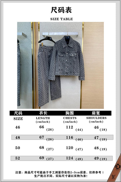 체인2호/루이비통 남성 데님 코트 청바지