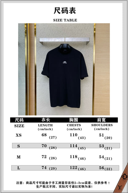체인2호/발렌시아가 남성 자수 반팔