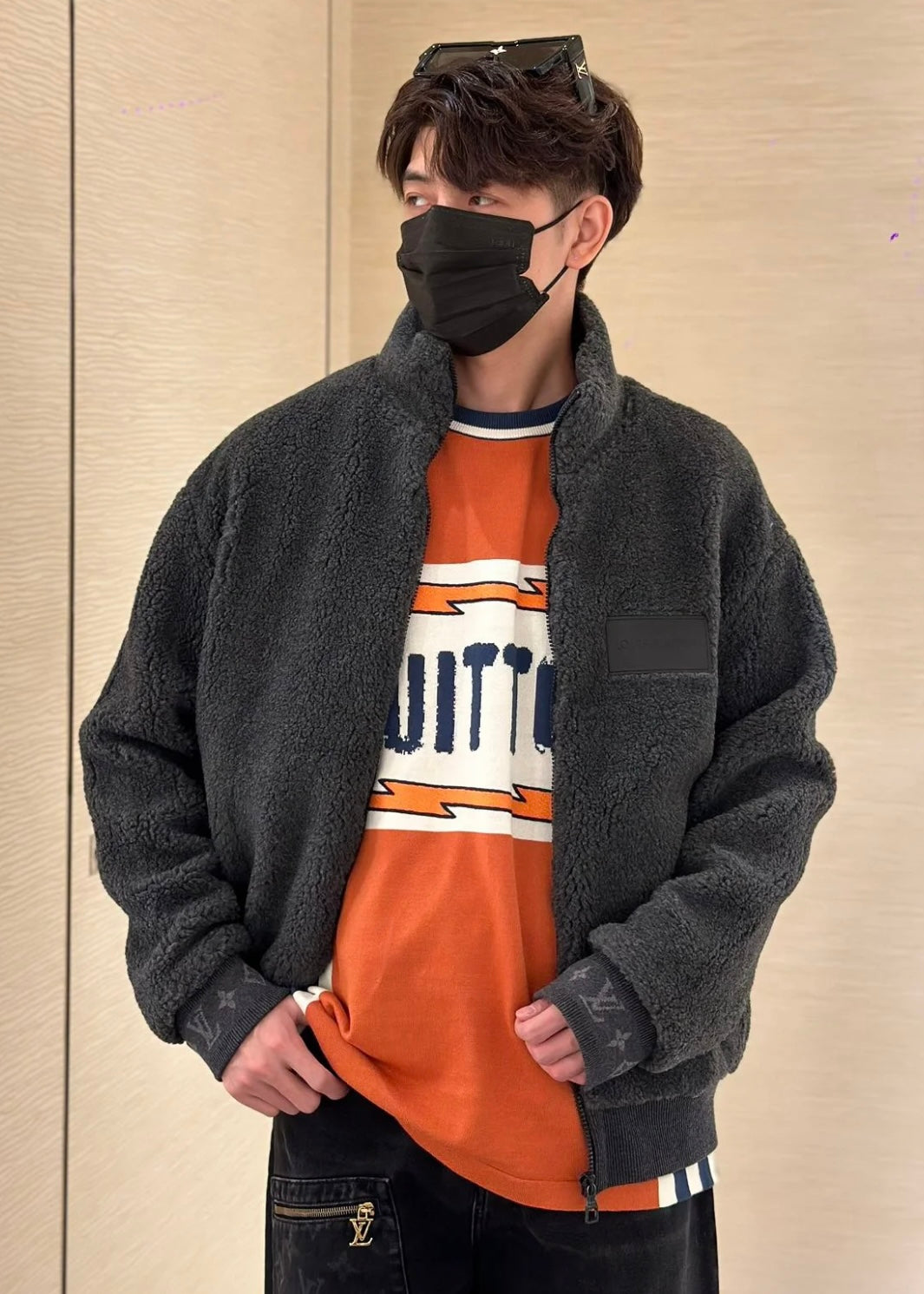 TJ셀러/루이비통 남성 스웨이드 자켓