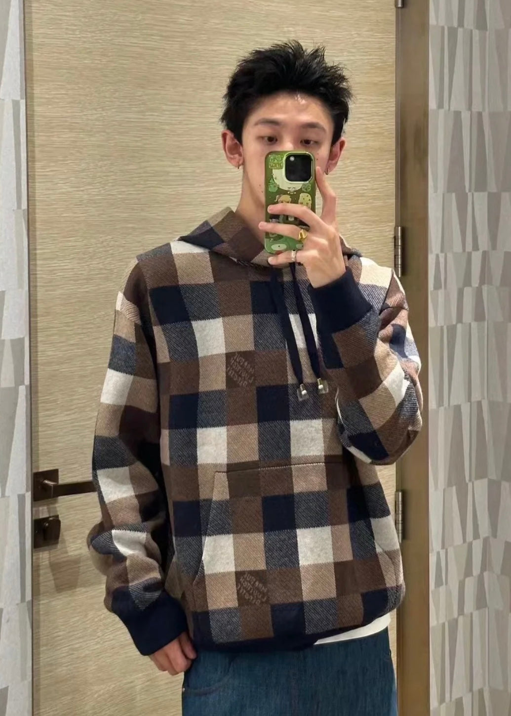 TJ셀러/루이비통 남성 후드 니트