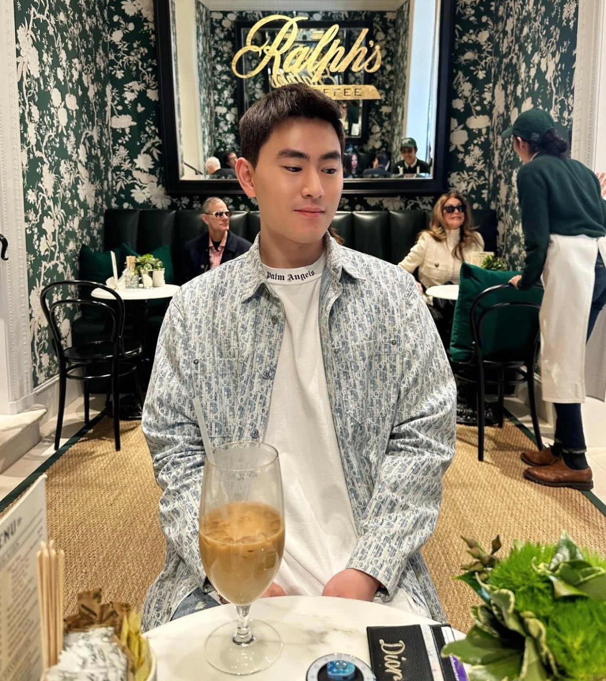 TJ셀러/디올 남성 데님 셔츠 코트
