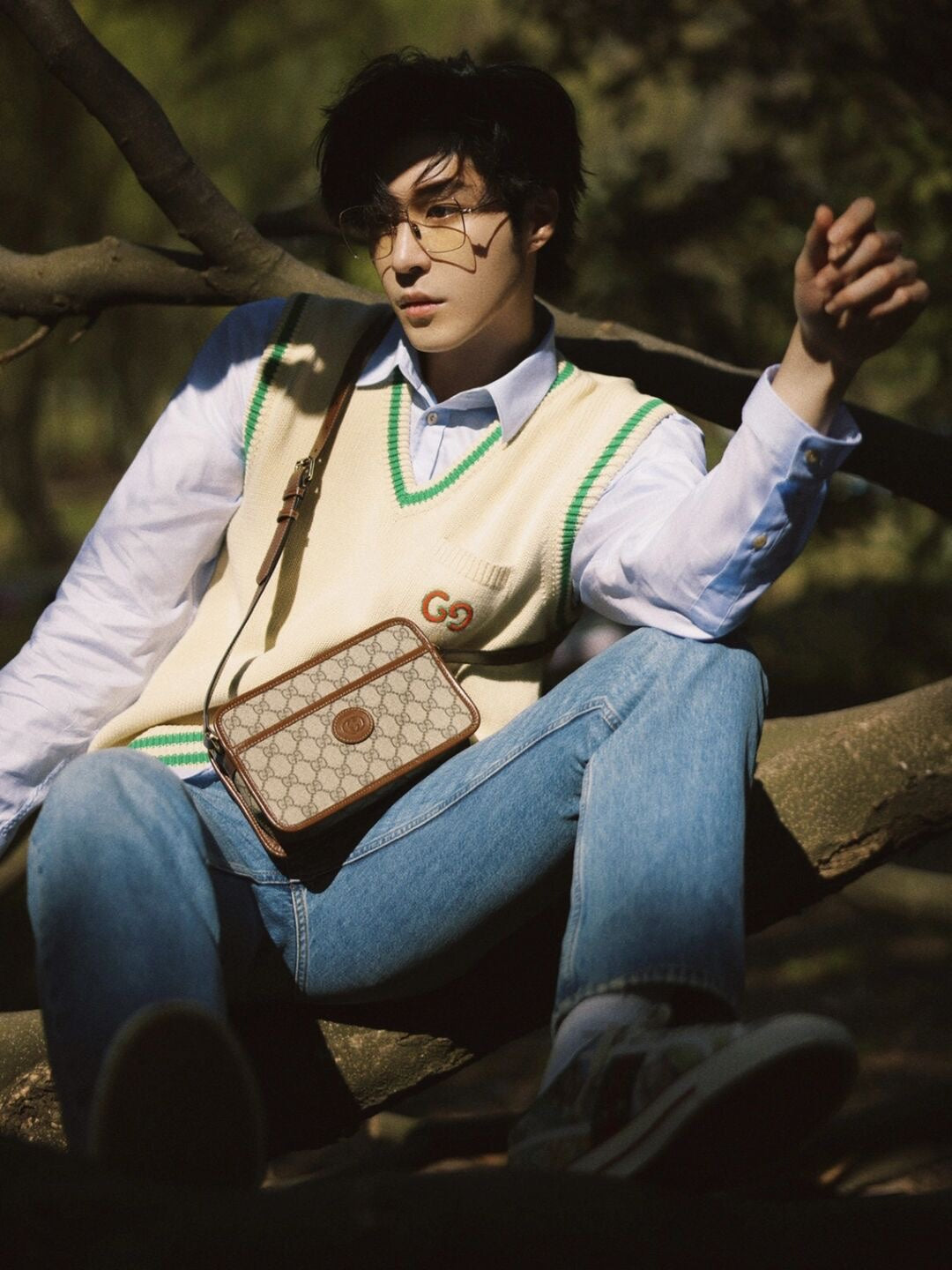 oc공장/구찌 남성 카메라백 크로스백