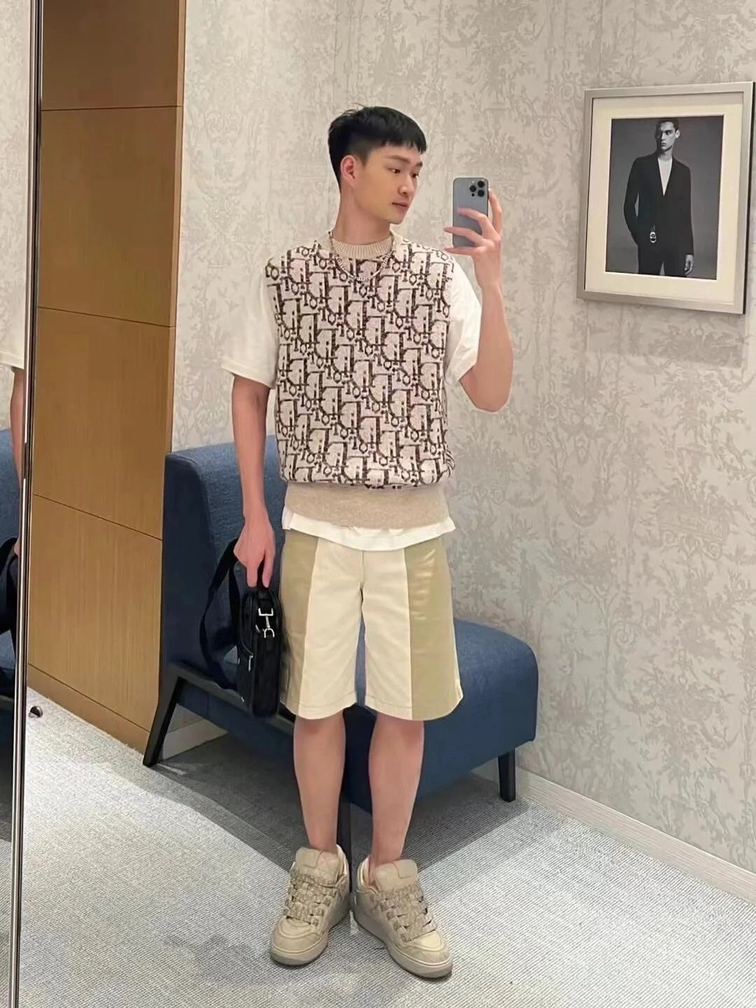 체인2호/디올 남성 니트 조끼