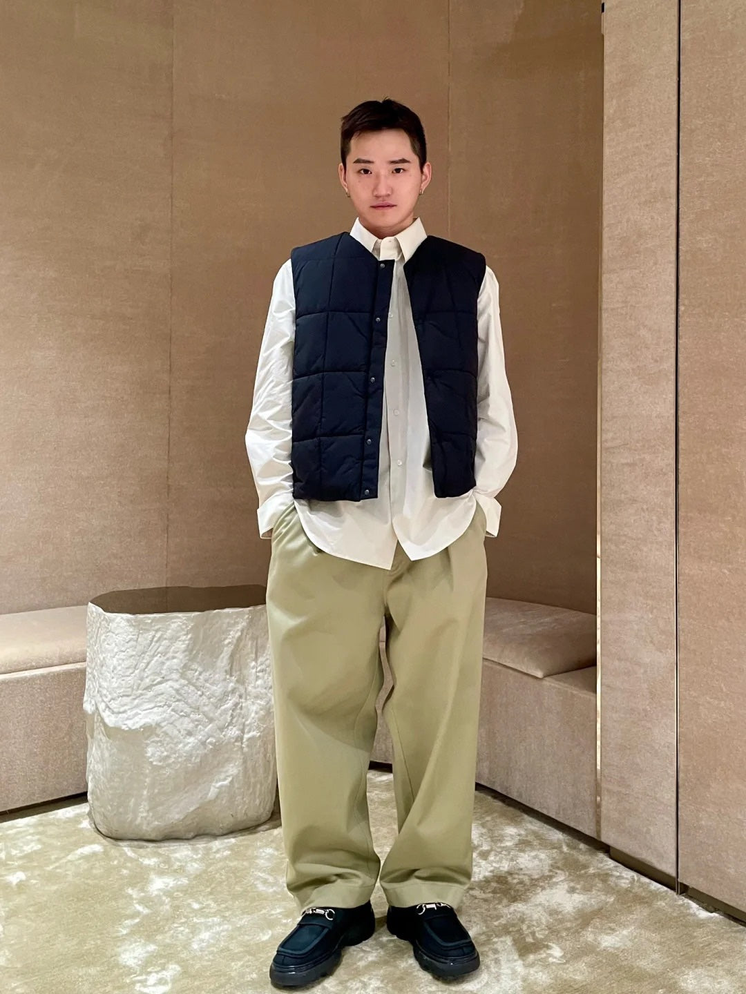 체인2호/버버리 남성 면복 조끼