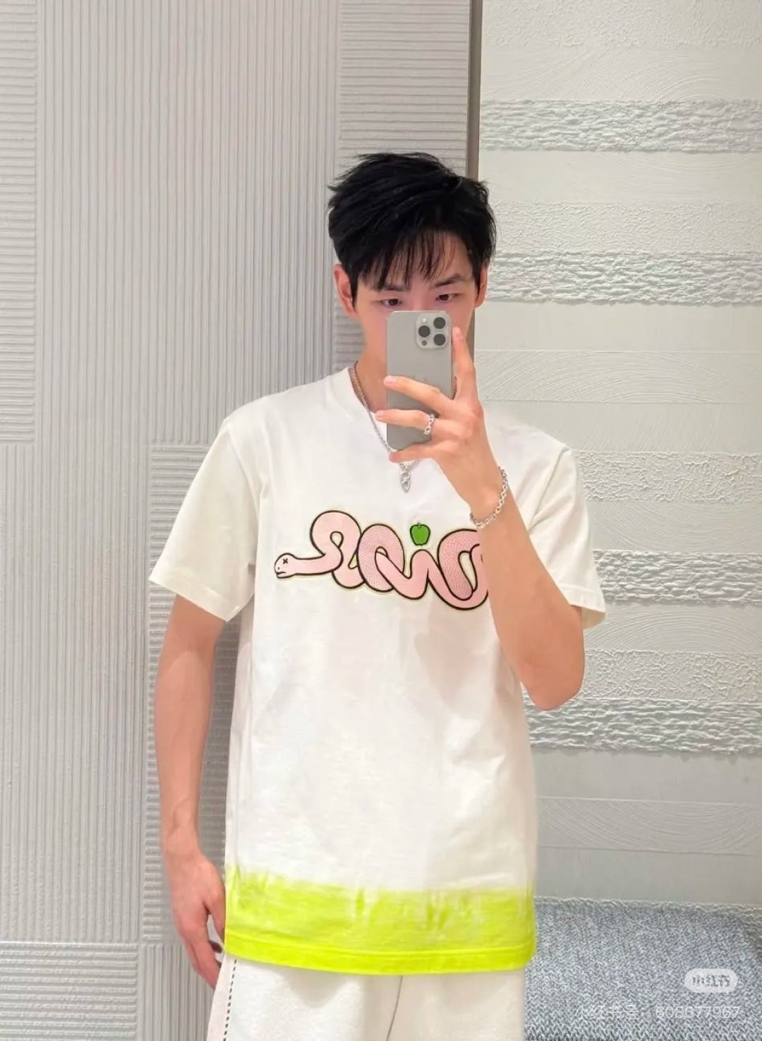 체인2호/디올 남성 자수 반팔