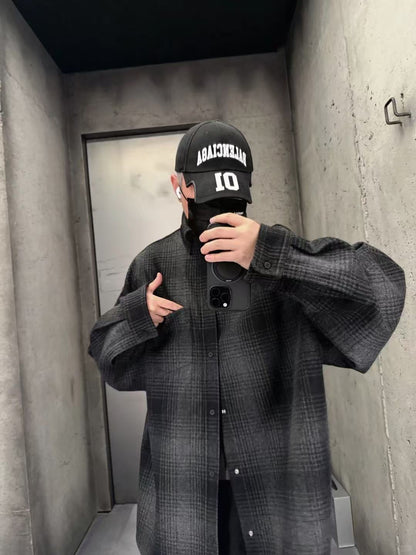 체인2호/발렌시아가 남성 무늬 긴팔 셔츠