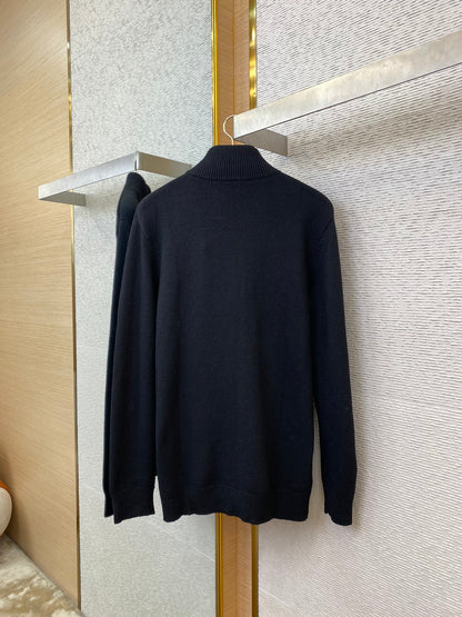 체인2호/프라다 남성 울 자수 지퍼 카디건