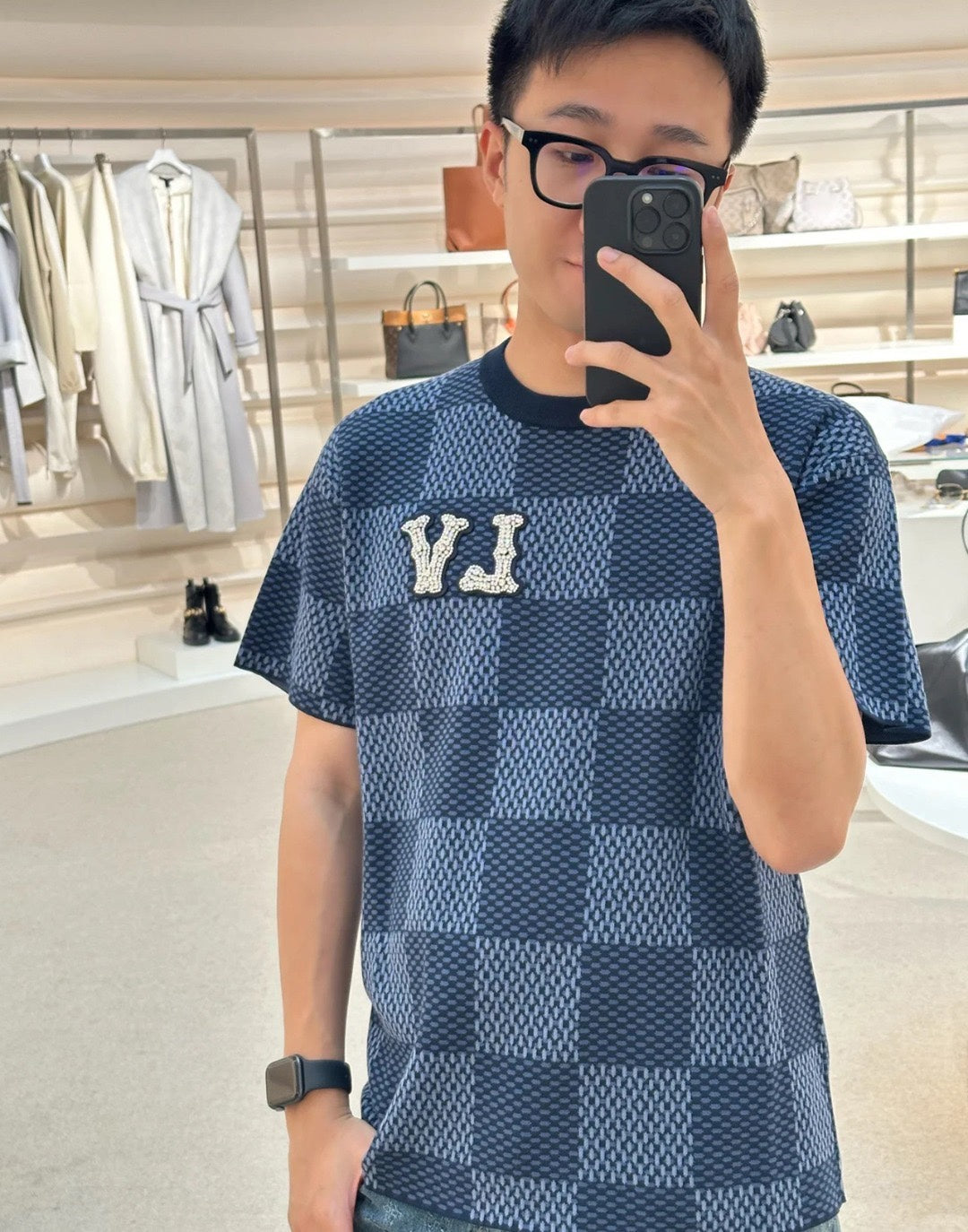 체인2호/루이비통 남성 니트 반팔