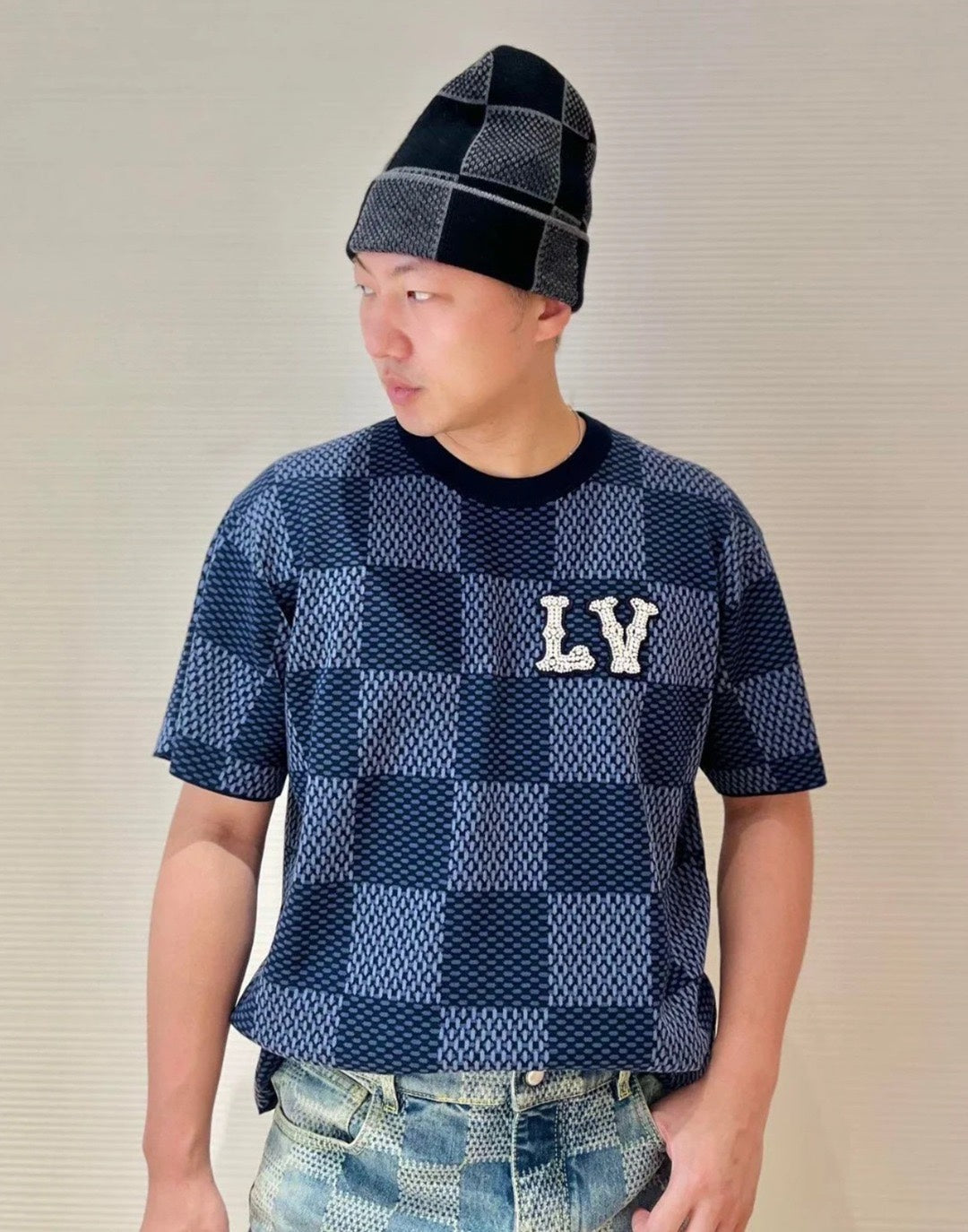 체인2호/루이비통 남성 니트 반팔