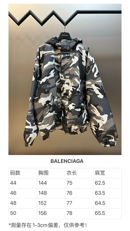 체인2호/발렌시아가 남성 스키 돌격복 코트