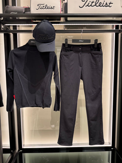 마이골프/Titleist 여성 슬림 스포츠 속건 롱 팬츠