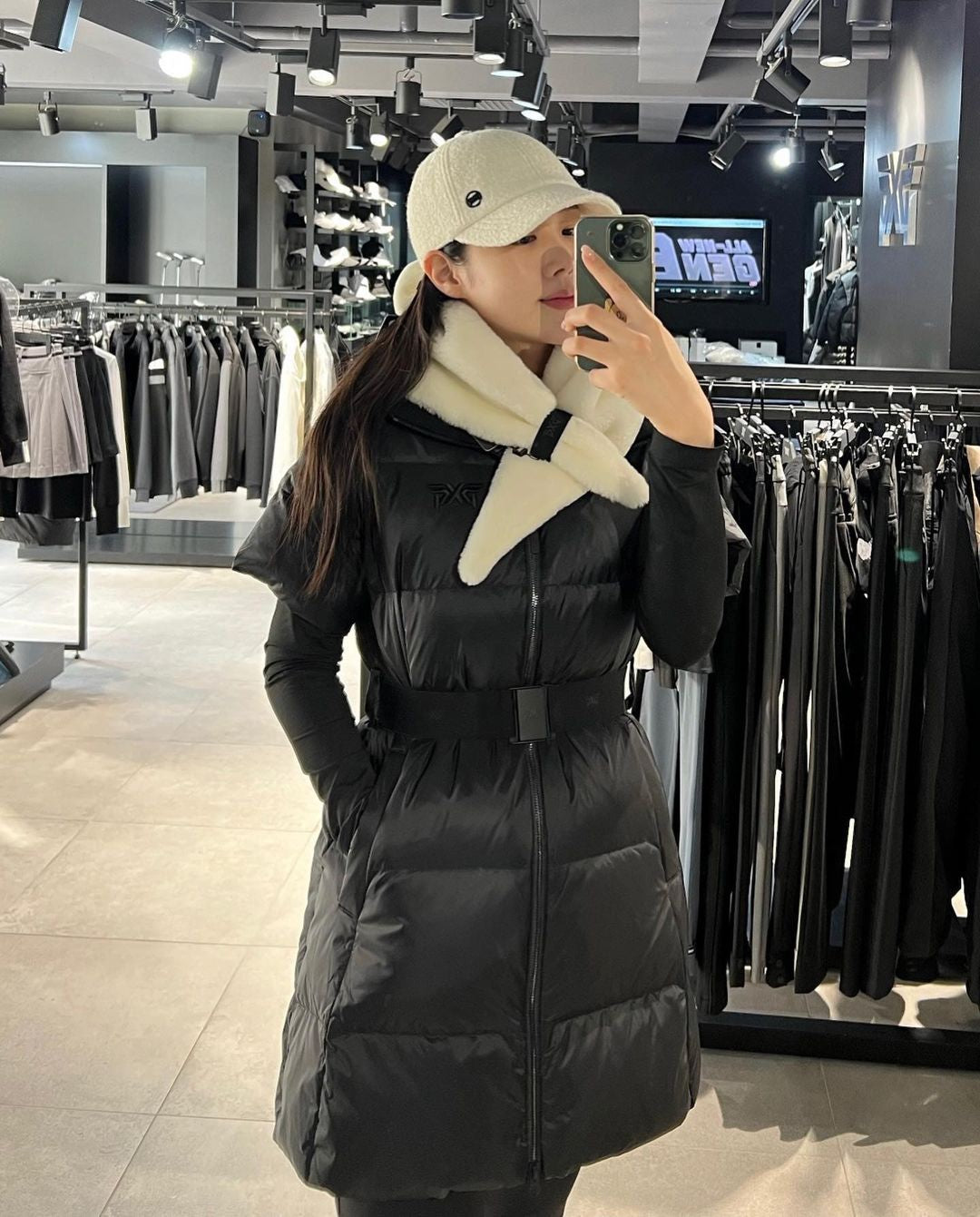 마이골프/PXG 여성 패딩 코트