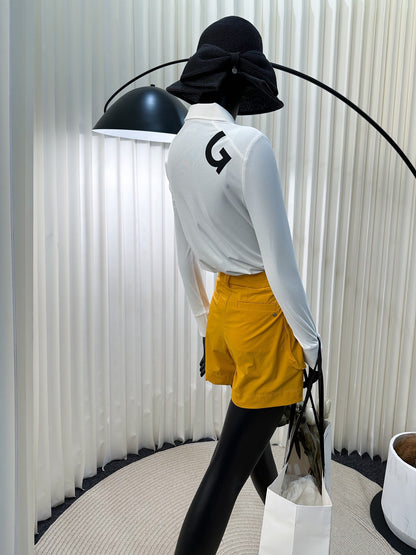 마이골프/G/FORE 여성 지퍼 터틀넥 긴팔