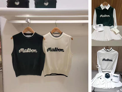 마이골프/Malbon 여성 니트 조끼