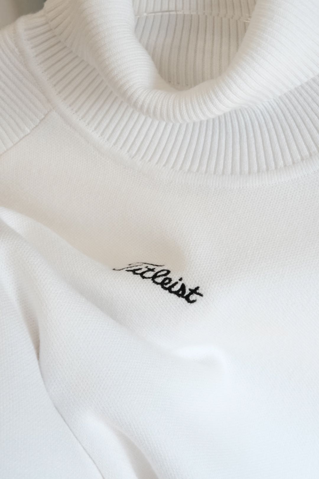 마이골프/Titleist 여성 터틀넥 슬림 니트