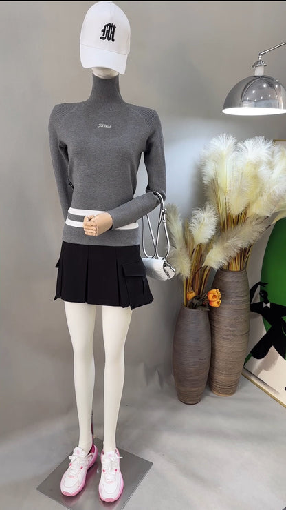 마이골프/Titleist 여성 목폴라 스웨터