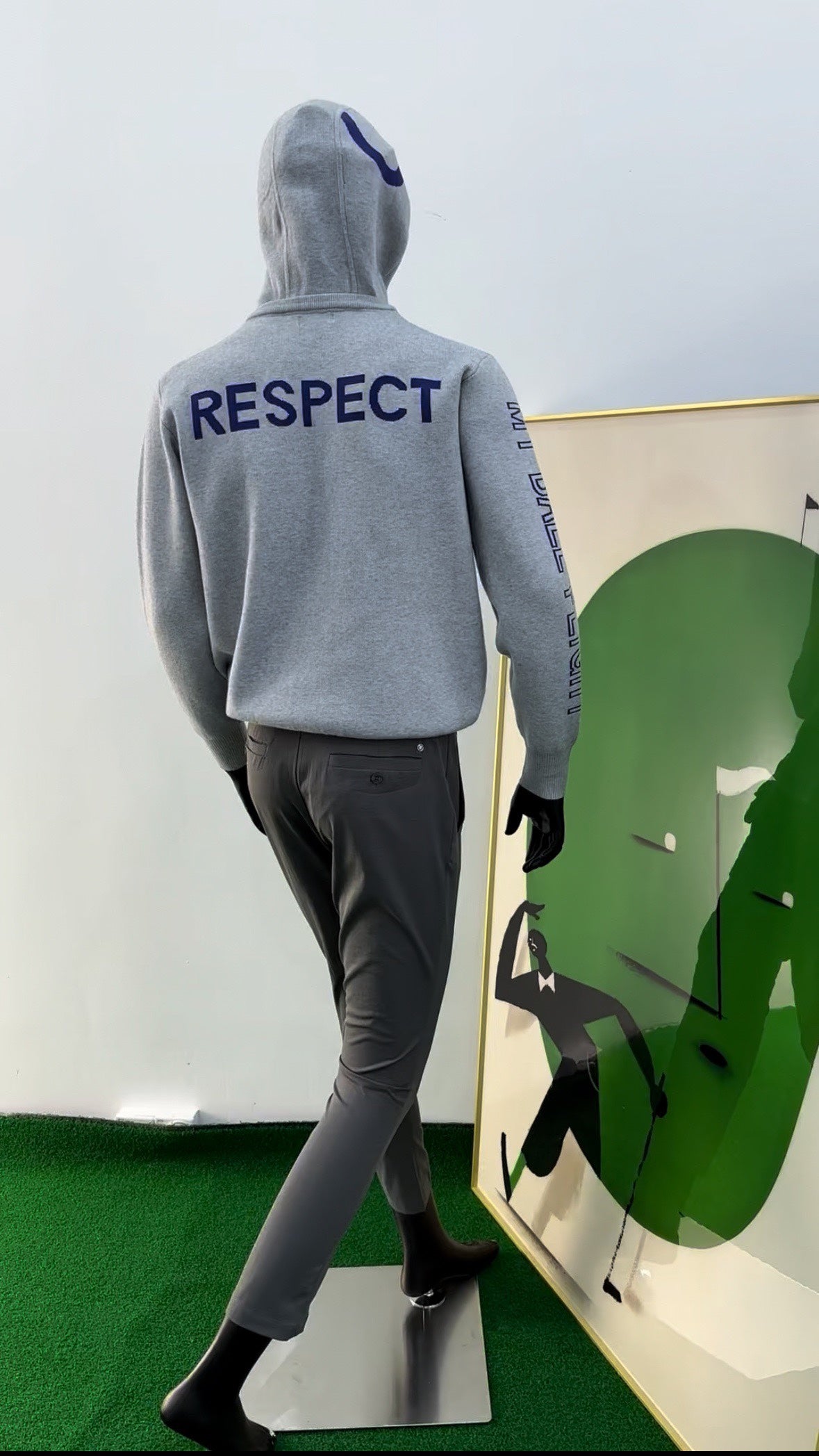마이골프/G/FORE 남성 두꺼운 후드 스웨터