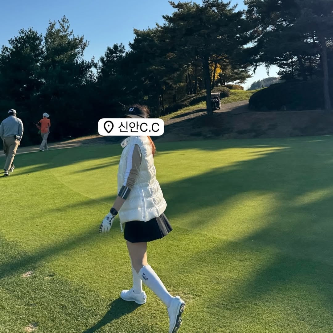 마이골프/G/FORE 여성 패딩 조끼