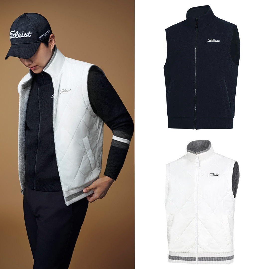 마이골프/Titleist 남성 양면 조끼
