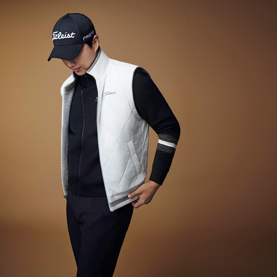 마이골프/Titleist 남성 양면 조끼