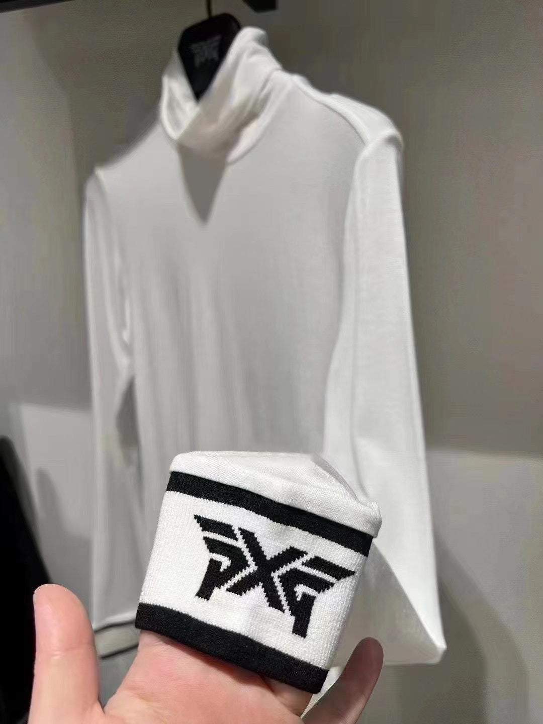 마이골프/PXG 여성 긴팔 터틀넥 티셔츠
