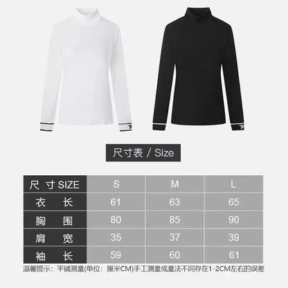 마이골프/PXG 여성 긴팔 터틀넥 티셔츠