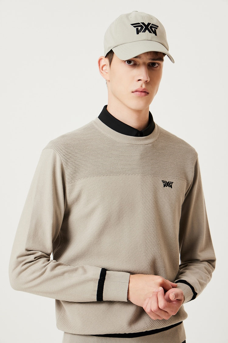 마이골프/PXG 남성 라운드넥 니트