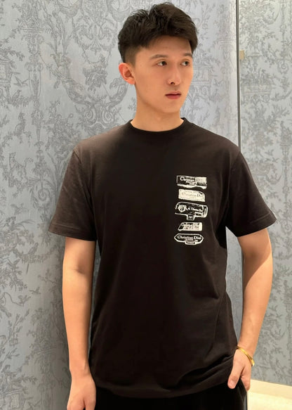 TJ셀러/ 디올 남성 루즈핏 라운드 티셔츠
