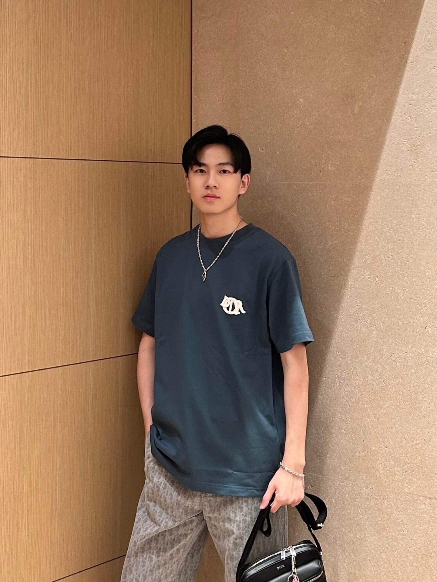 R공장/디올 남성 루즈핏 티셔츠