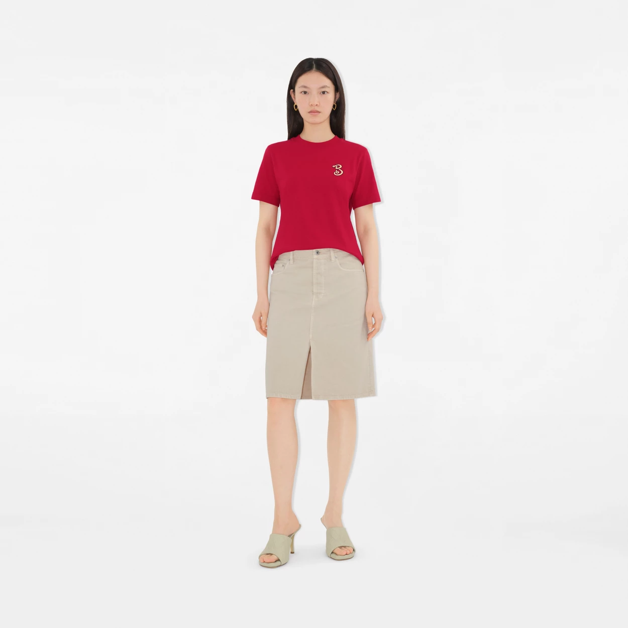 R공장/버버리 여성 면 티셔츠