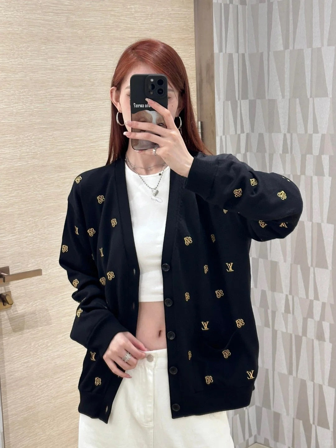 체인2호/루이비통 남성 니트 카디건