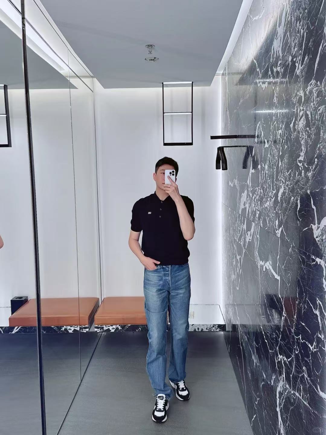 체인2호/셀린느 남성 폴로넥 반팔