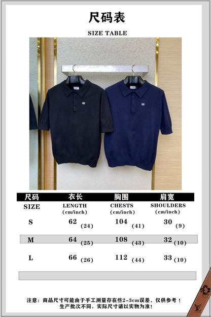 체인2호/셀린느 남성 폴로넥 반팔