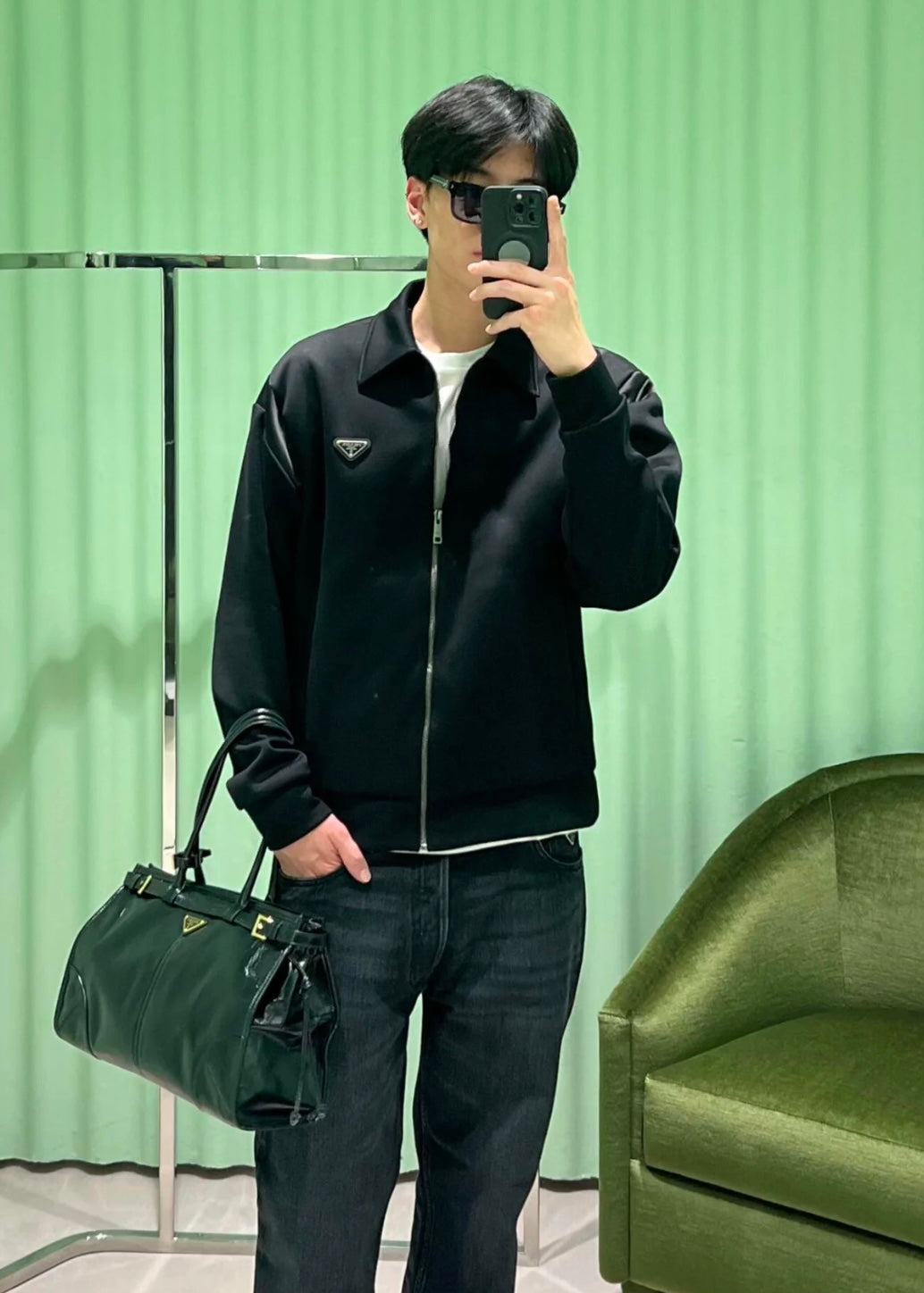 TJ셀러/ 프라다 남성 카디건  자켓