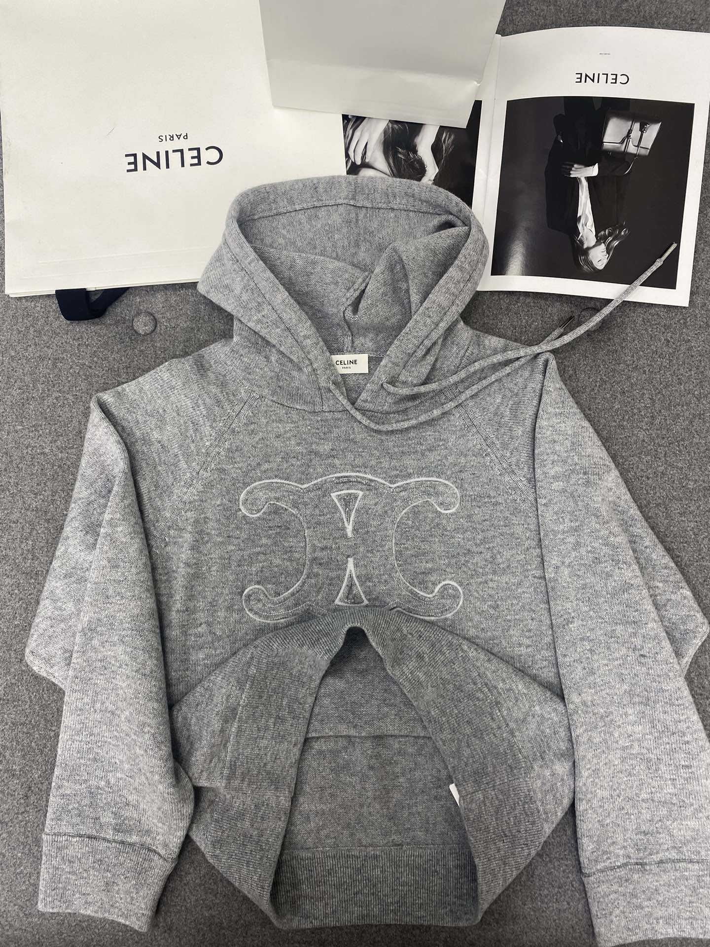 TJ셀러/셀린느 여성 후드 니트