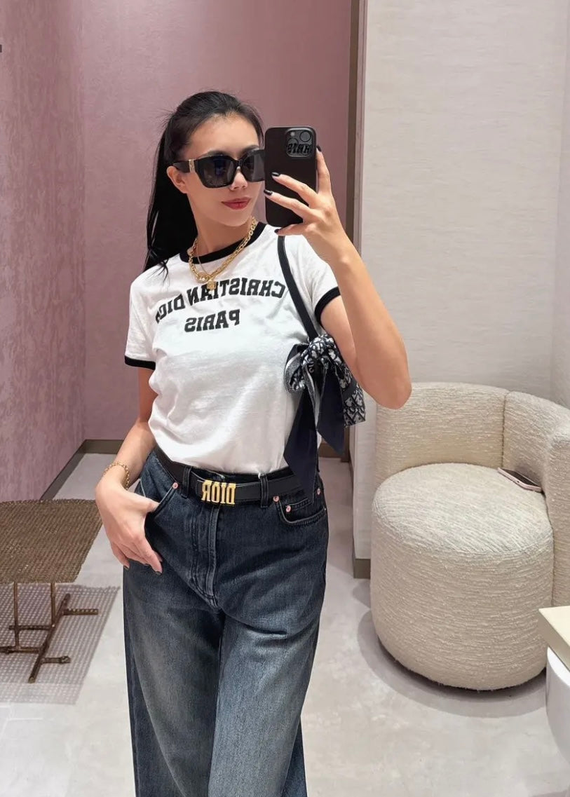TJ셀러/디올 여성 반팔 티셔츠