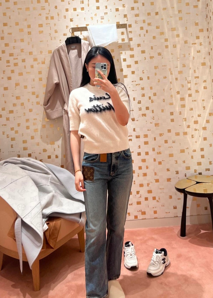 TJ셀러/루이비통 여성 니트 반팔