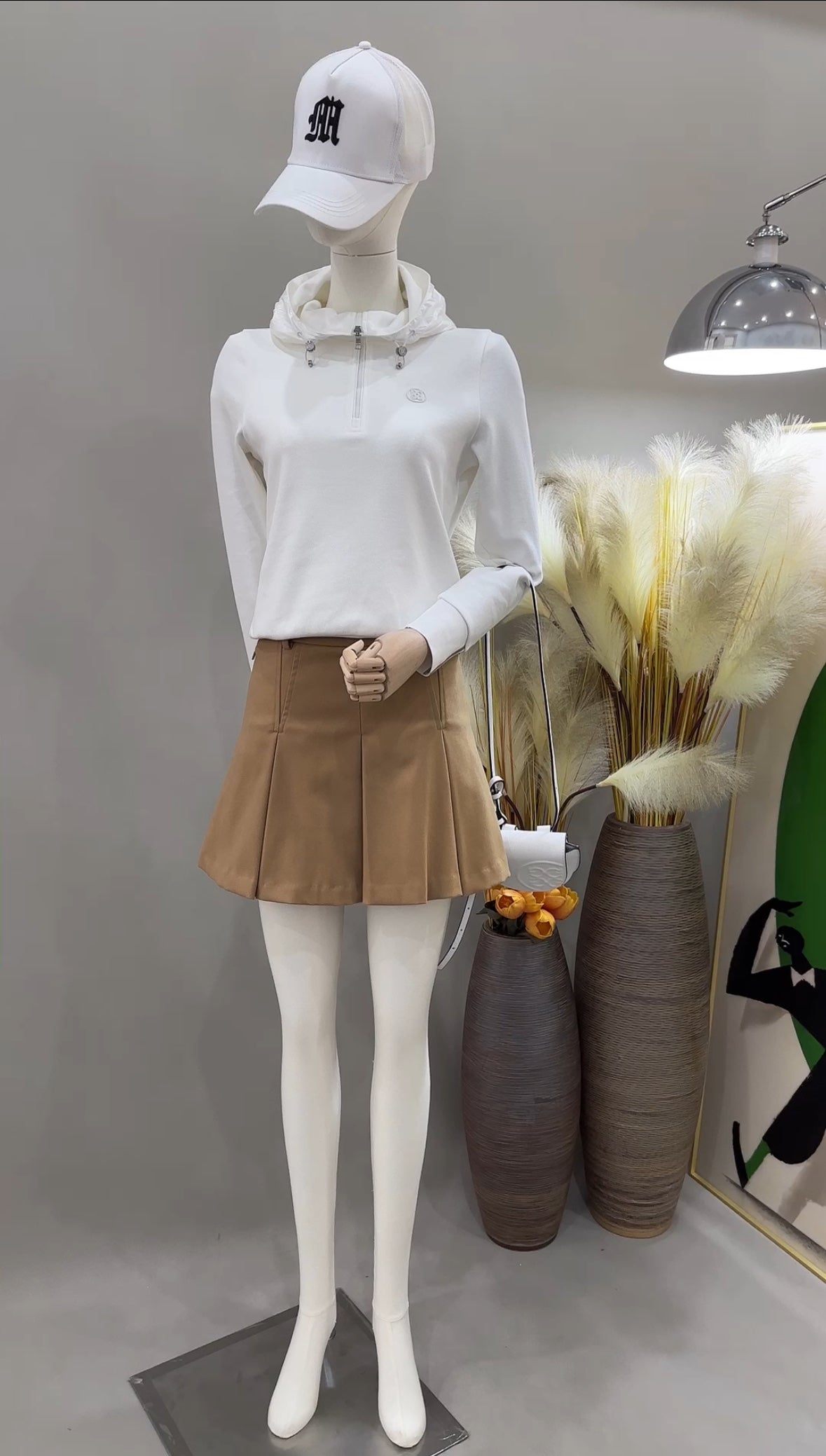 마이골프/ G/FORE 여성 후드 상의