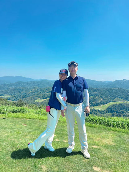 마이골프/G/FORE 여성 라운드넥 반팔