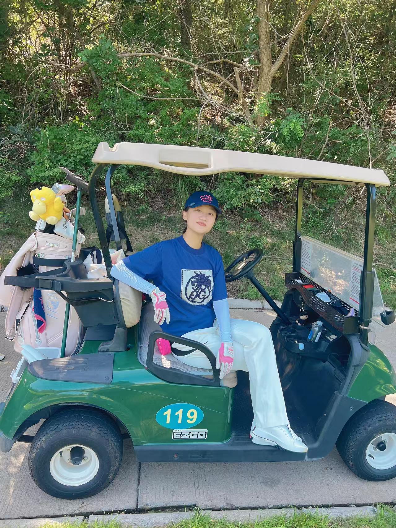 마이골프/G/FORE 여성 라운드넥 반팔