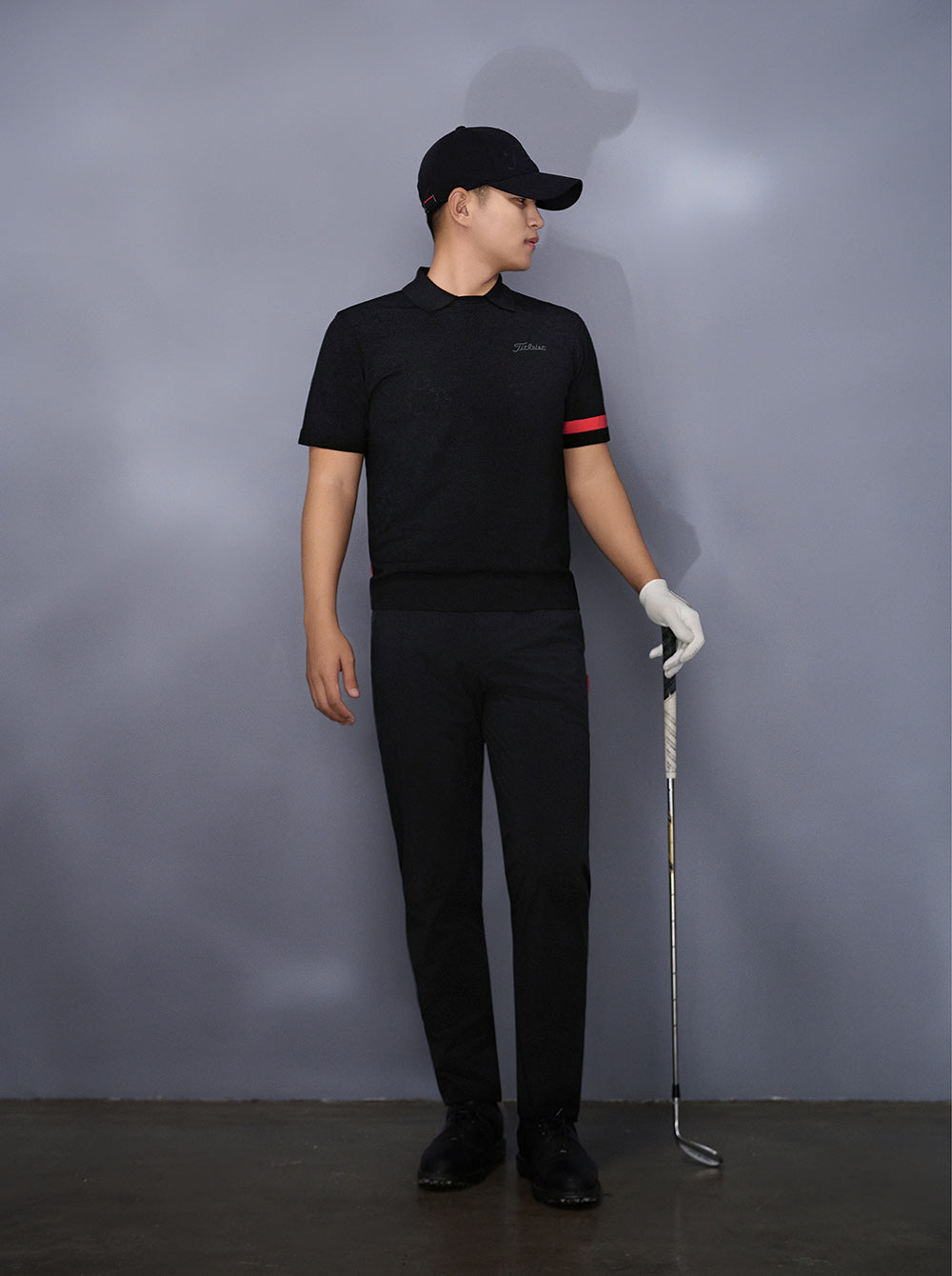 마이골프/Titleist 남성 니트 반팔