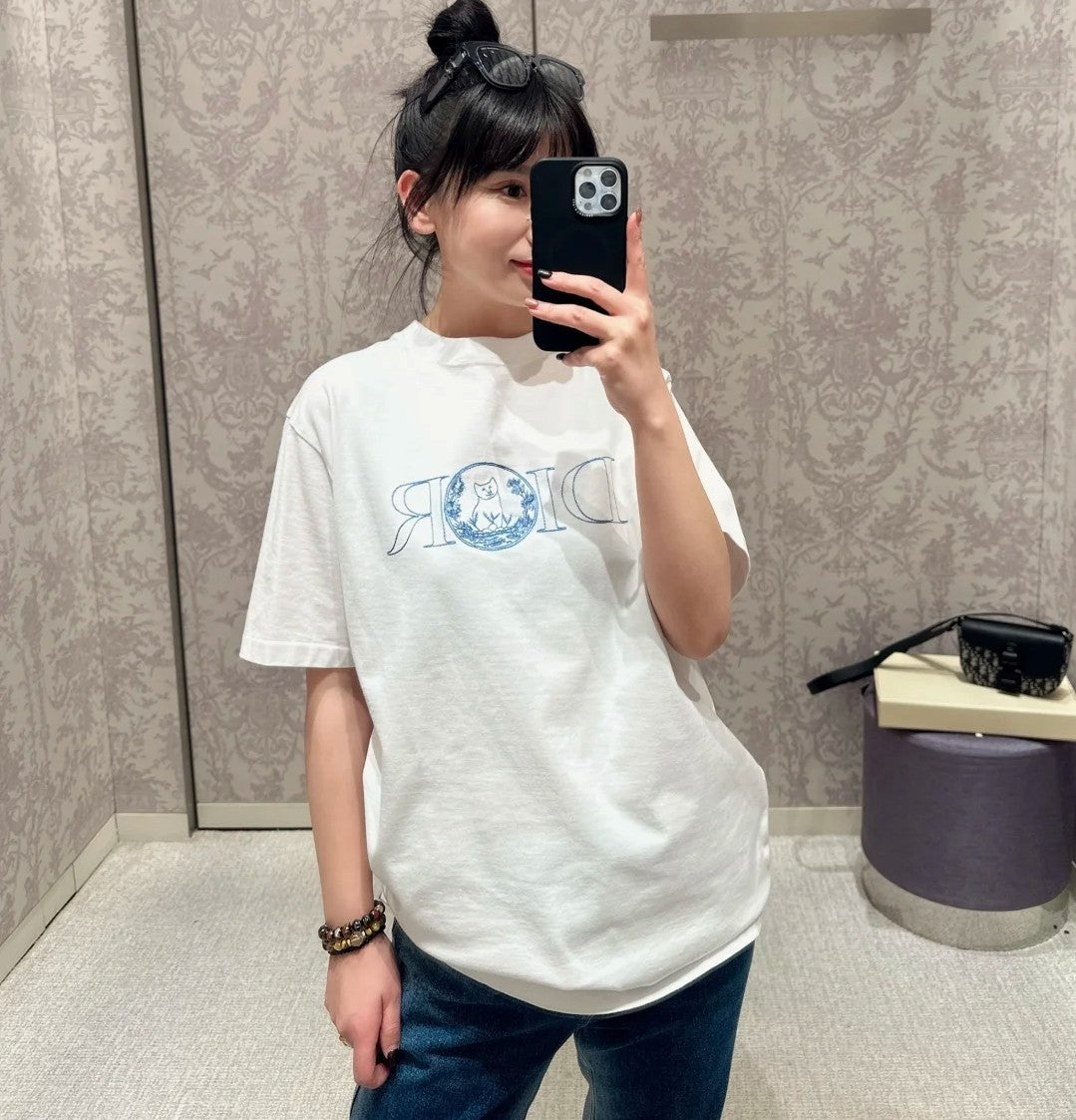 GTR/디올 여성 반팔 티셔츠