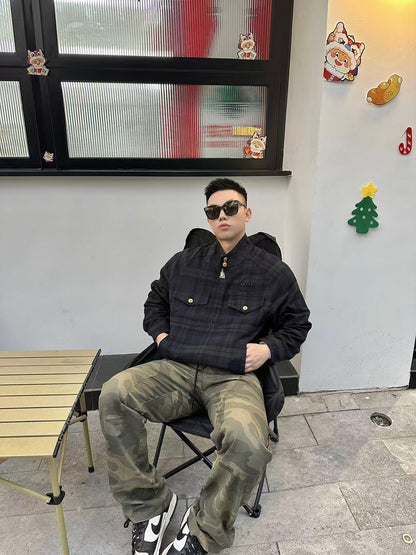 GTR/미우미우 남성 체크 자켓
