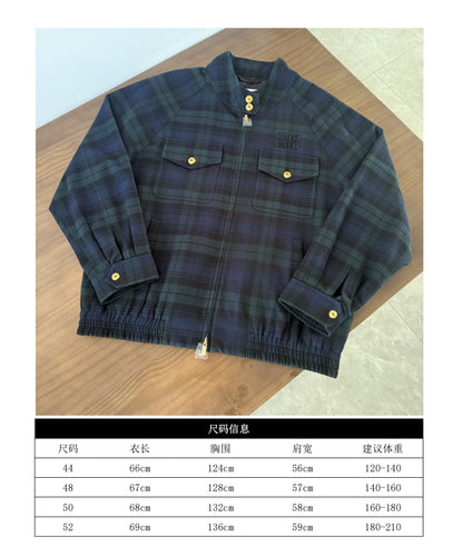 GTR/미우미우 남성 체크 자켓