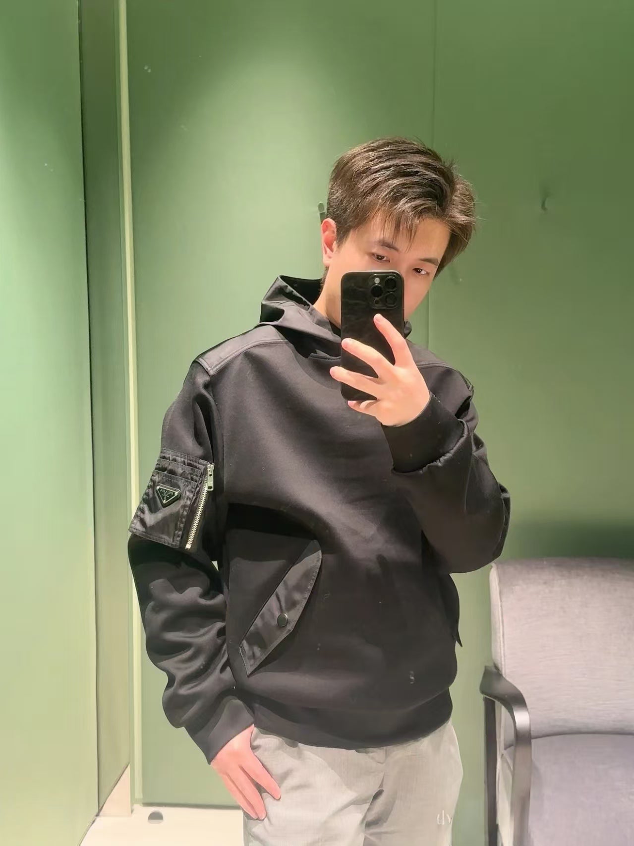 GTR/프라다 남성 후드