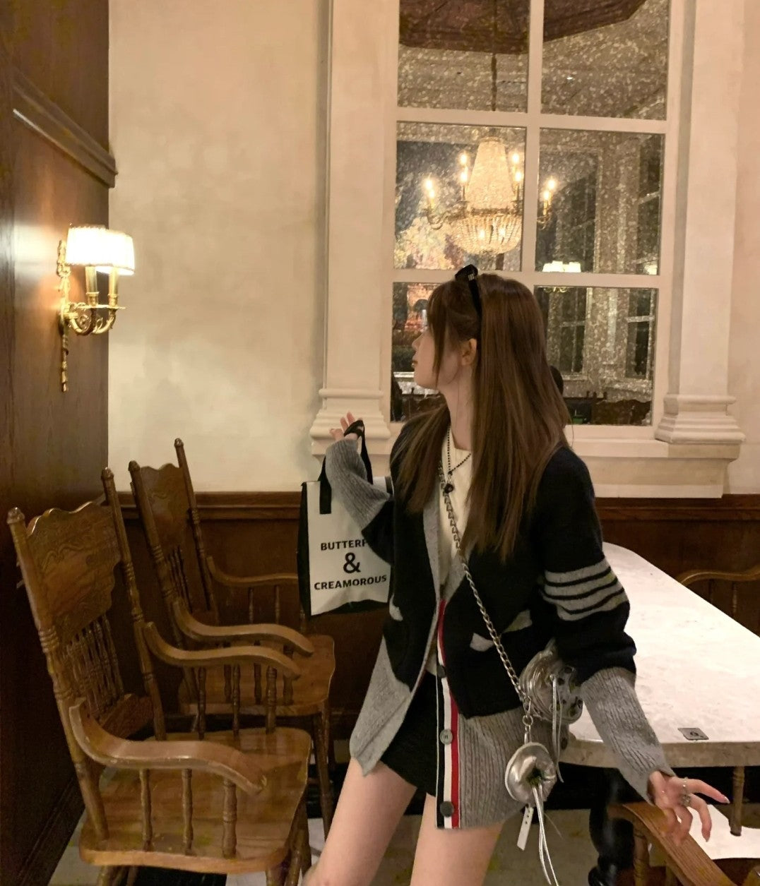 GTR/톰브라운 남성 니트 가디건