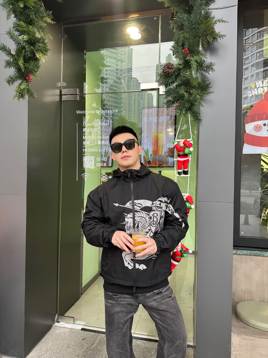 GTR/버버리 남성 후드 자켓