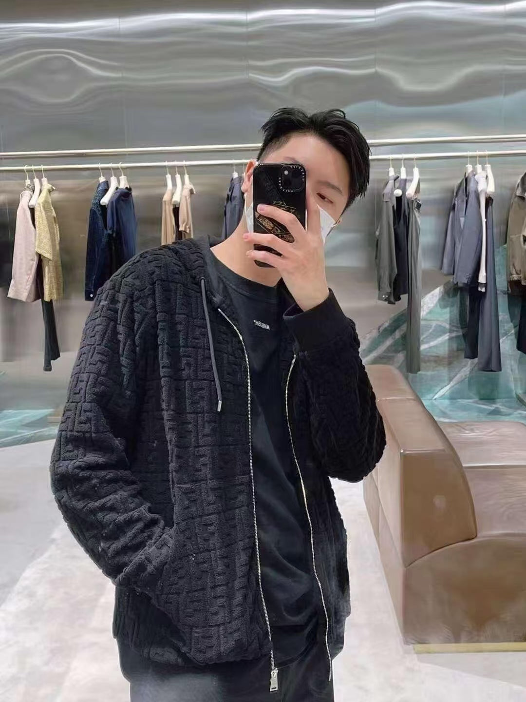 GTR/펜디 남성 후드 자켓